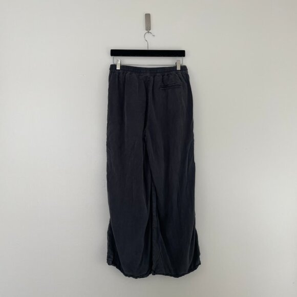 Aerie Charcoal Gray High Rise Wide Leg Lyocell Pants Size Small - Picture 2 of 7